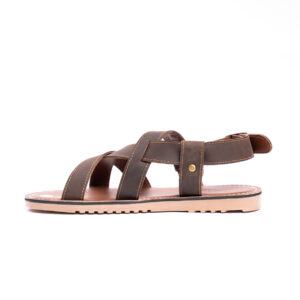 real leather sandals MH01 DARK brown Mehai