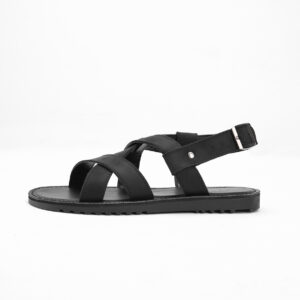 real leather sandals MH01 BLACK Mehai