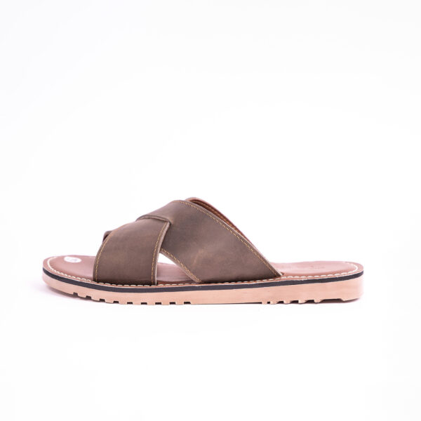 Sandals Leather MH04 Dark Brown