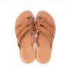 Slipper Real Leather Mehai MH02 Ligth Brown