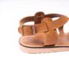 Sandals Real Leather Mehai MH03 light brown