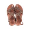 Sandals Real Leather Mehai MH03 DARK BROWN