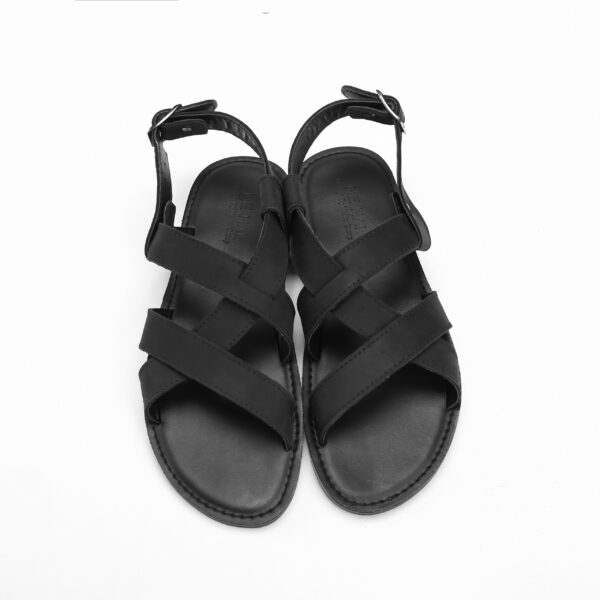 real leather sandals MH01 BLACK Mehai