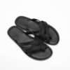 Slipper Real Leather Mehai MH02 black