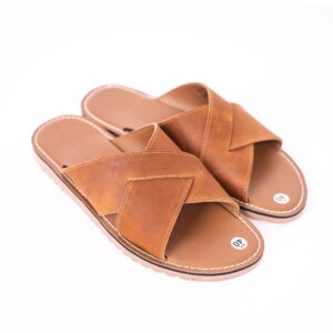Sandals Leather MH04 Light Brown