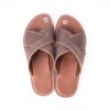 Sandals Leather MH04 Dark Brown