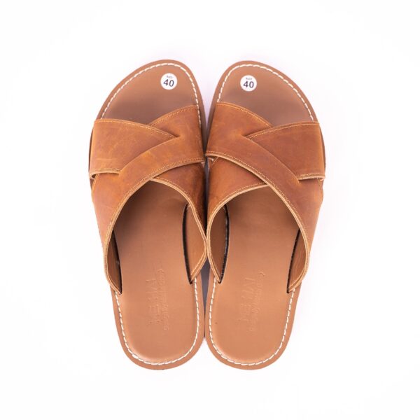 Sandals Leather MH04 Light Brown