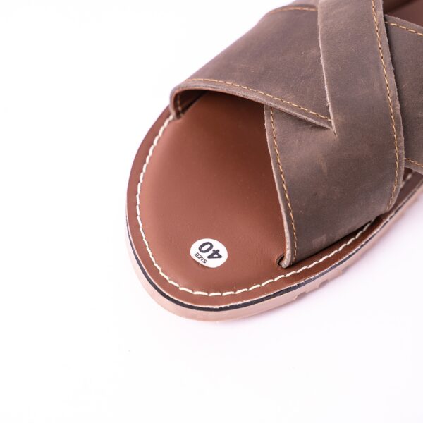 Sandals Leather MH04 Dark Brown