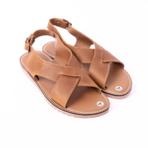 Sandals Leather MH05 Light Brown