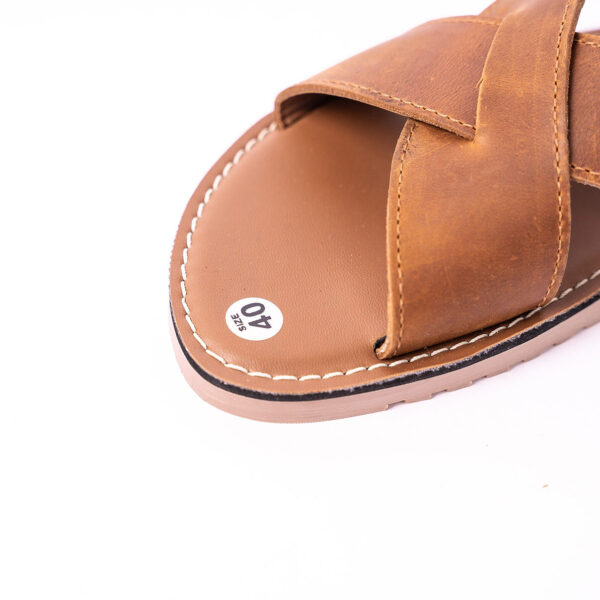 Sandals Leather MH05 Light Brown